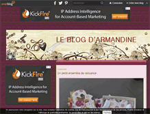 Tablet Screenshot of leblogd-armandine.over-blog.com