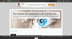 Desktop Screenshot of deontologie-avocat.over-blog.fr