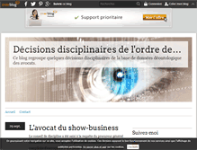 Tablet Screenshot of deontologie-avocat.over-blog.fr