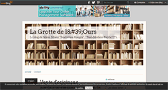 Desktop Screenshot of lagrottedelours.over-blog.com