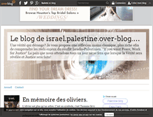 Tablet Screenshot of israel.palestine.over-blog.com
