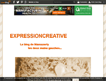 Tablet Screenshot of expressioncreative.over-blog.com