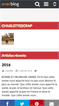 Mobile Screenshot of charlettescrap.over-blog.com