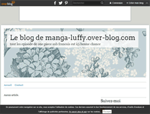 Tablet Screenshot of manga-luffy.over-blog.com