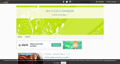 Desktop Screenshot of lafleurdoranger.over-blog.com