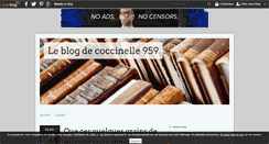 Desktop Screenshot of coccinelle959.over-blog.com