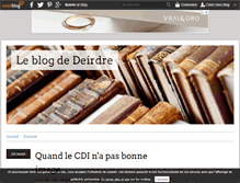 Tablet Screenshot of deirdre.over-blog.fr
