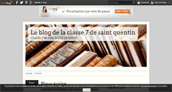 Desktop Screenshot of classe7stquentin.over-blog.com