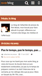 Mobile Screenshot of modo-leblog.over-blog.com