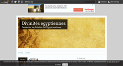 Desktop Screenshot of egypte.over-blog.com