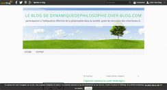 Desktop Screenshot of dynamiquedephilosophie.over-blog.com