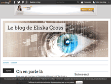 Tablet Screenshot of eliskacross.over-blog.com