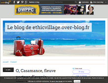 Tablet Screenshot of ethicvillage.over-blog.fr