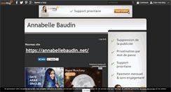 Desktop Screenshot of annabellebaudin.over-blog.com