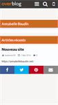 Mobile Screenshot of annabellebaudin.over-blog.com
