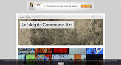 Desktop Screenshot of commune-art.over-blog.fr