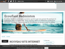 Tablet Screenshot of ecouflant-badminton.over-blog.com