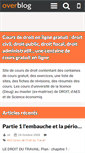 Mobile Screenshot of cours-de-droit.over-blog.com