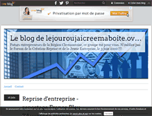 Tablet Screenshot of lejouroujaicreemaboite.over-blog.fr
