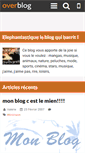 Mobile Screenshot of elephantastique.over-blog.com