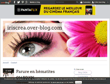 Tablet Screenshot of iriscrea.over-blog.com