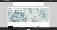 Desktop Screenshot of chez-perline.over-blog.com