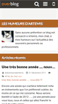 Mobile Screenshot of leshumeursdartemis.over-blog.com