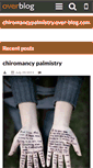 Mobile Screenshot of chiromancypalmistry.over-blog.com