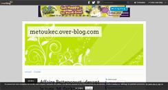 Desktop Screenshot of metoukec.over-blog.com