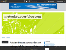 Tablet Screenshot of metoukec.over-blog.com