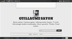 Desktop Screenshot of guillaume.sayon.over-blog.com