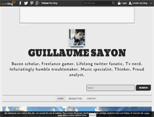 Tablet Screenshot of guillaume.sayon.over-blog.com