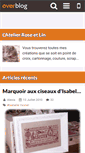 Mobile Screenshot of lespetitescroixdealexia.over-blog.com