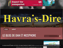 Tablet Screenshot of havrais-dire.over-blog.com