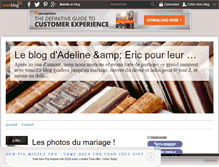 Tablet Screenshot of adeline-eric.over-blog.com