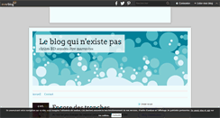 Desktop Screenshot of leblogquinexistepas.over-blog.com