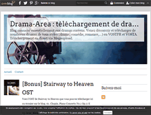 Tablet Screenshot of drama-area.over-blog.com