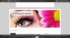 Desktop Screenshot of gerodezjc.over-blog.com