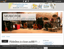 Tablet Screenshot of musicfox.over-blog.com