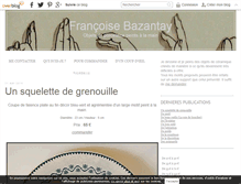 Tablet Screenshot of francoisebazantay.over-blog.fr