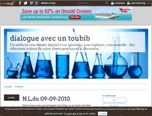 Tablet Screenshot of dialogueavecuntoubib.over-blog.com