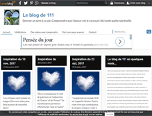 Tablet Screenshot of 111spiritualite.over-blog.com