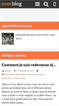 Mobile Screenshot of guerirejaculationprecoce.over-blog.com