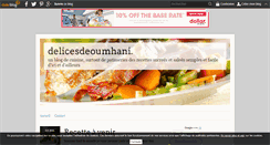 Desktop Screenshot of delicesdeoumhani.over-blog.com
