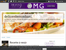 Tablet Screenshot of delicesdeoumhani.over-blog.com