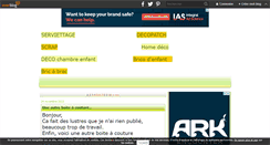 Desktop Screenshot of les-bricoles-de-cathy.over-blog.fr