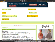 Tablet Screenshot of les-bricoles-de-cathy.over-blog.fr