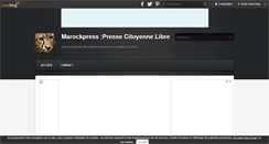 Desktop Screenshot of marockpress.over-blog.com