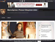 Tablet Screenshot of marockpress.over-blog.com
