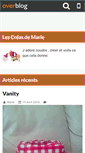 Mobile Screenshot of lescreasdemarie.over-blog.com